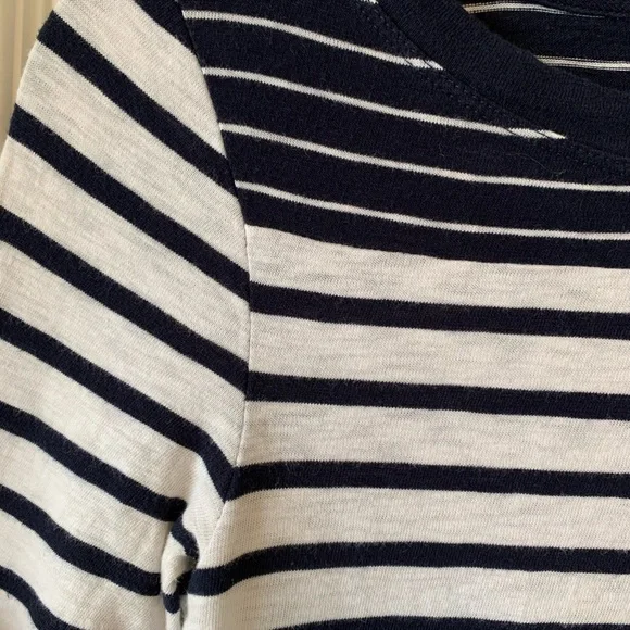 J. Crew Striped 3/4” Sleeve Top - Picture 8 of 8